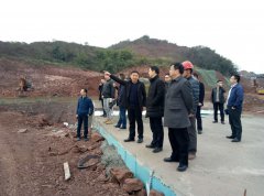 区委书记郑向东视察南涪路改扩建工程