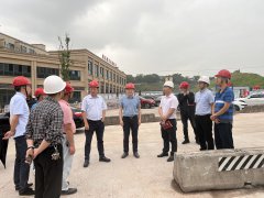 重庆经开区管委会领导到集团重点项目开展节前安全及疫情防控工作检